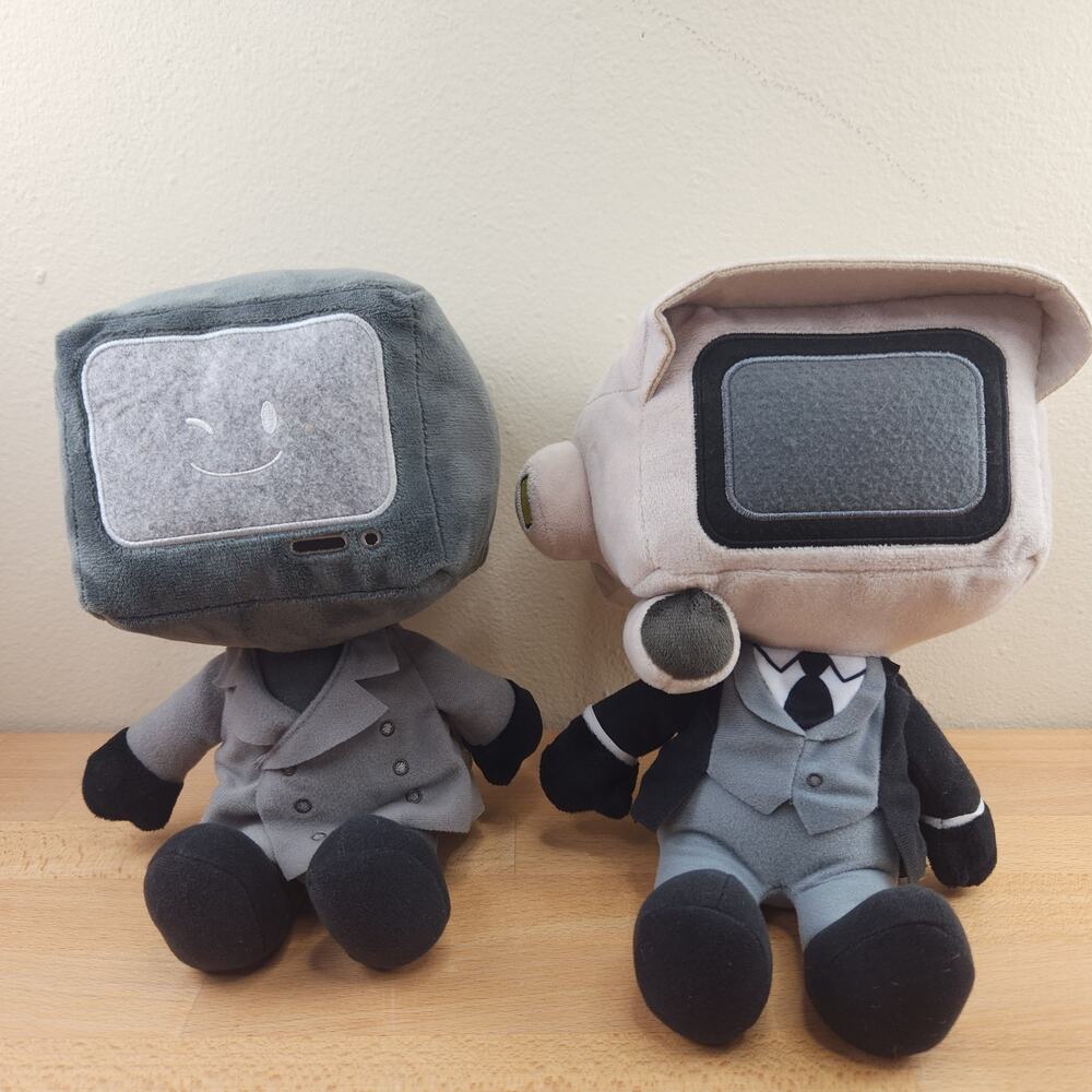 Skibidi Toilet Mystery Toilet Plush 9" Camera Man- TV Monitor Man